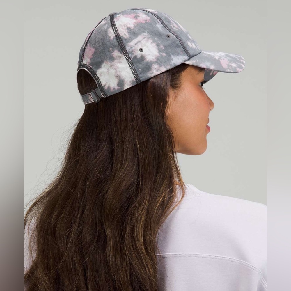 Lululemon Athletica Gray and Pink Tie-Dye Cap